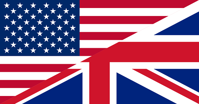 アメリカ・イギリス国旗